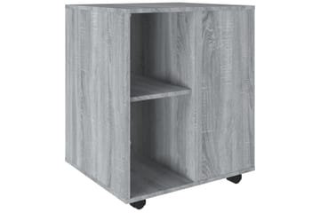 beBasic Rulleskap grå sonoma 60x53x72 cm konstruert tre - GrÃ¥ - Oppbevaring - Skap - Hjørneskap