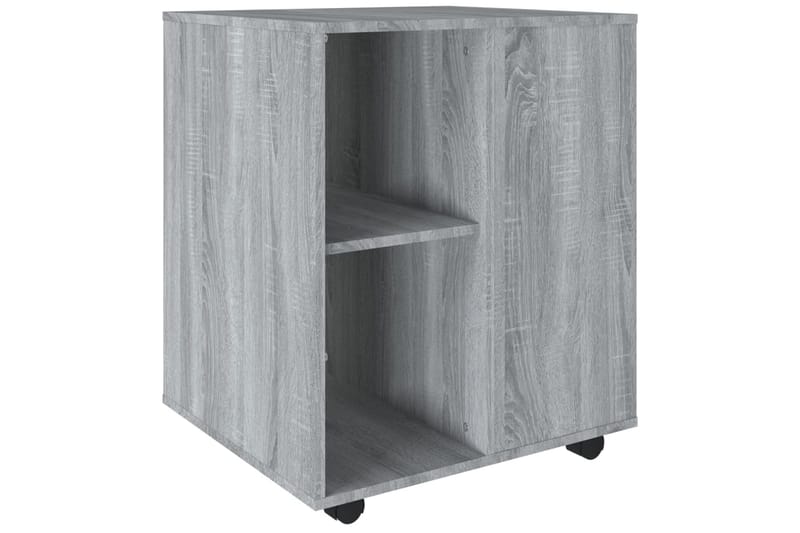 beBasic Rulleskap grå sonoma 60x53x72 cm konstruert tre - GrÃ¥ - Oppbevaring - Skap - Hjørneskap