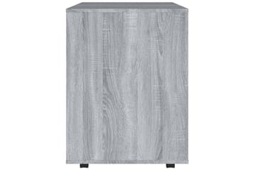beBasic Rulleskap grå sonoma 60x53x72 cm konstruert tre - GrÃ¥ - Oppbevaring - Skap - Hjørneskap