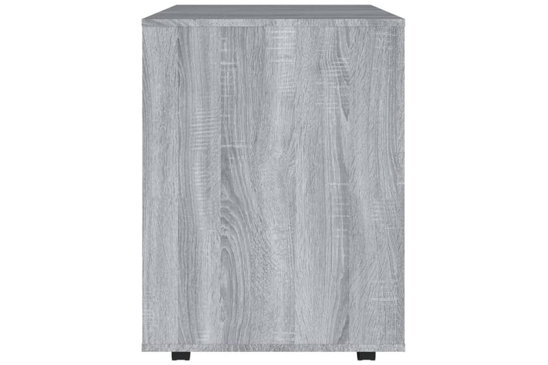 beBasic Rulleskap grå sonoma 60x53x72 cm konstruert tre - GrÃ¥ - Oppbevaring - Skap - Hjørneskap