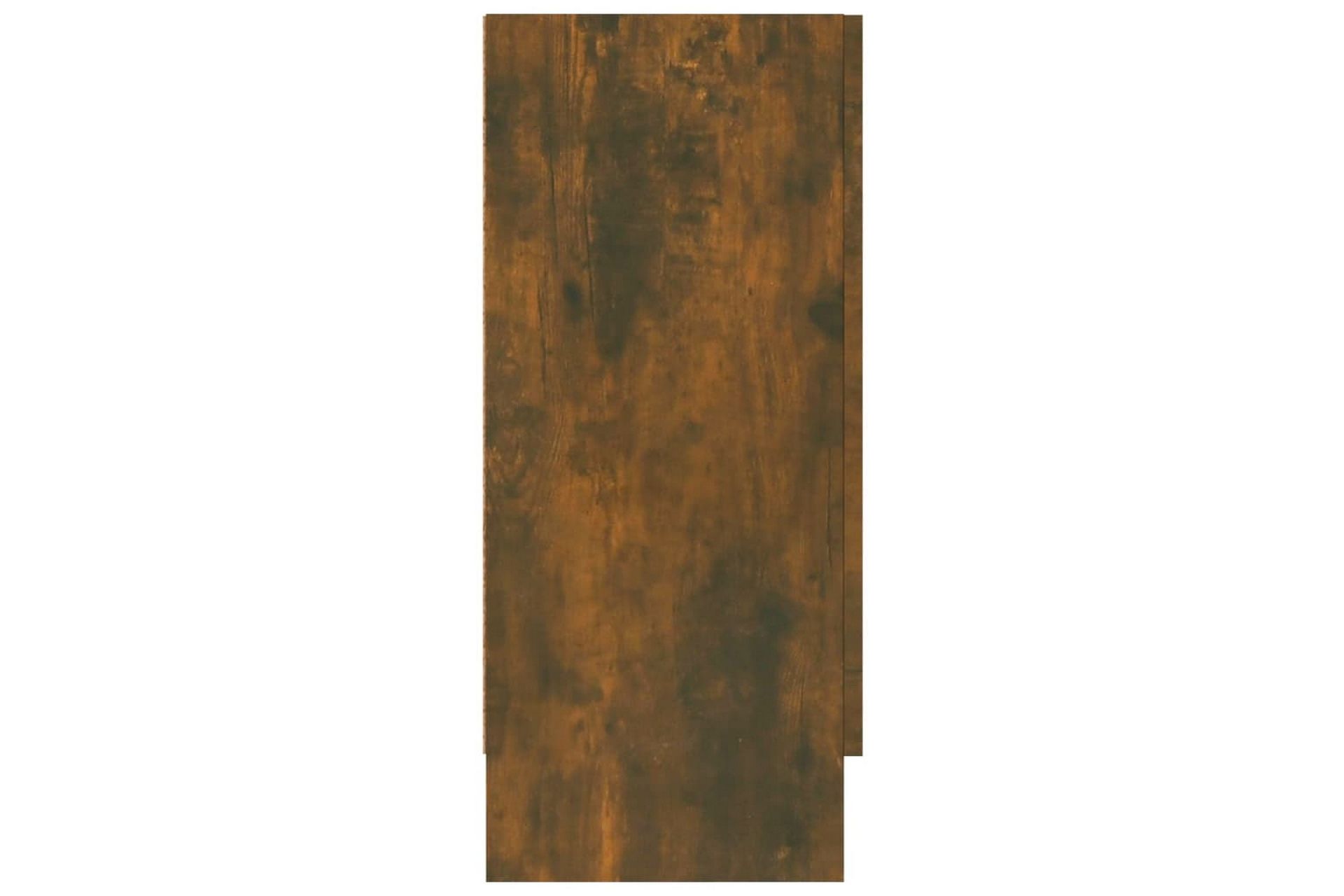 beBasic Vitrineskap røkt eik 120x30,5x70 cm konstruert tre - Brun - Oppbevaring - Skap - Vitrineskap