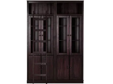 Bokhylle Loft24 Anita Havana/lakk - Havana/lakk - Oppbevaring - Skap - Vitrineskap