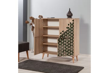 Brokind Oppbevaringsskap 111 cm - Brun - Oppbevaring - Skap - Oppbevaringsskap