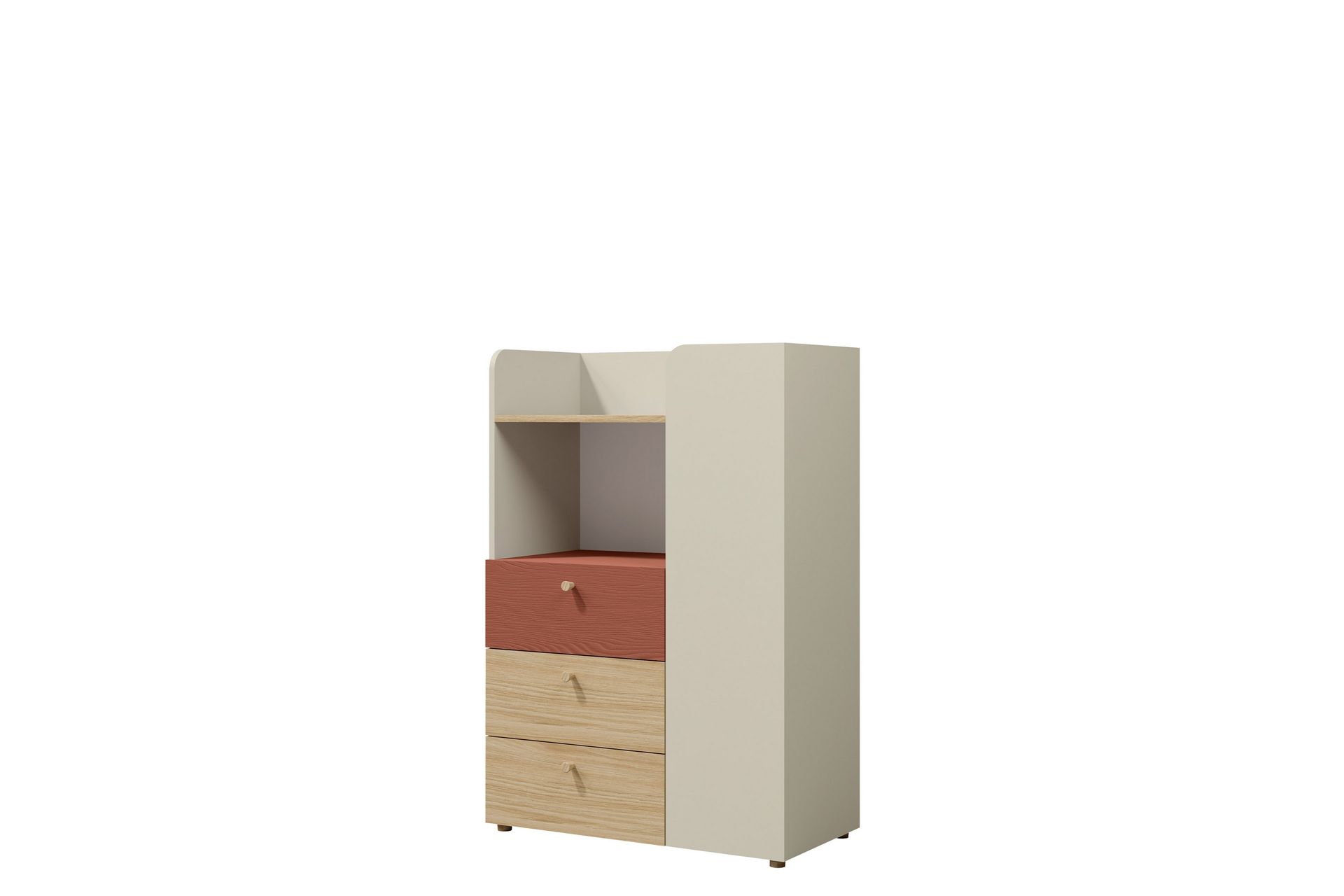 Buhan Høyskap - Beige / Brun - Oppbevaring - Skap - Oppbevaringsskap