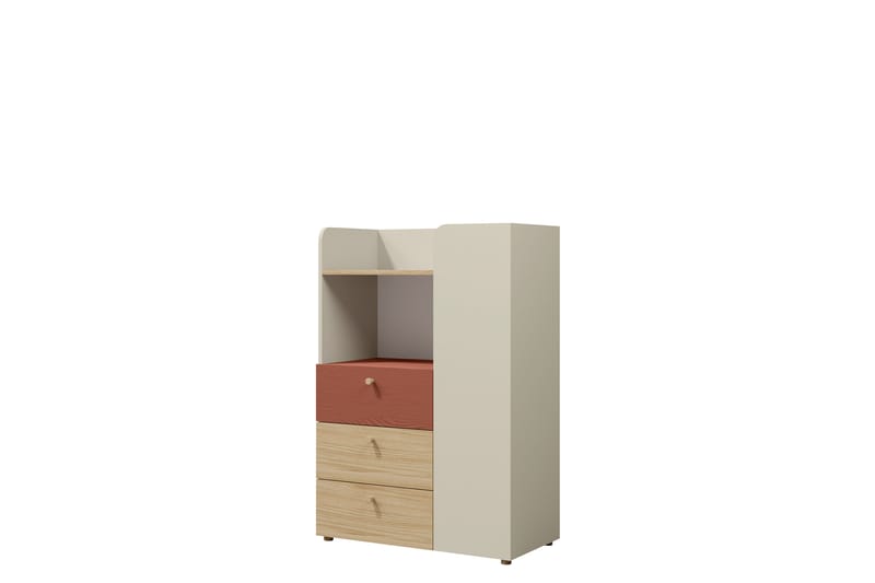 Buhan Høyskap - Beige / Brun - Oppbevaring - Skap - Oppbevaringsskap