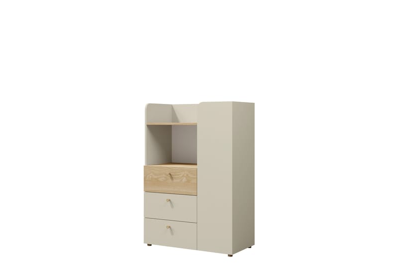 Buhan Høyskap - Beige / Brun - Oppbevaring - Skap - Oppbevaringsskap
