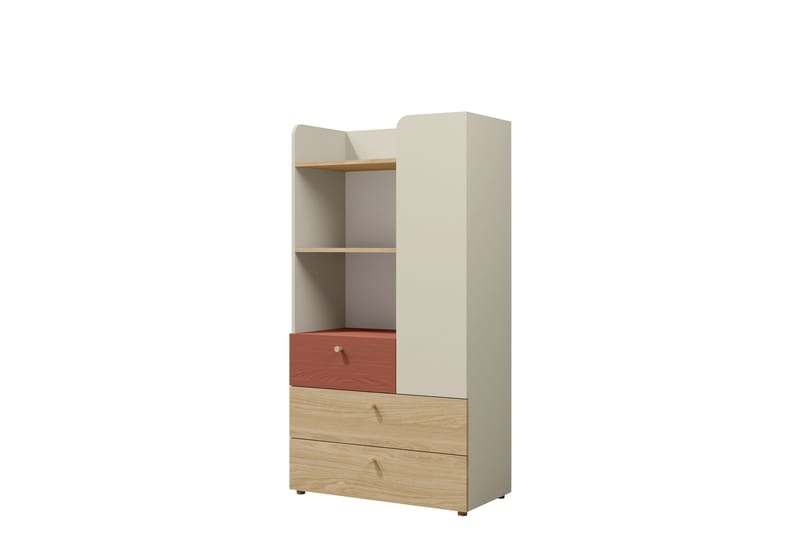 Buhan Høyskap - Beige / Brun - Oppbevaring - Skap - Oppbevaringsskap