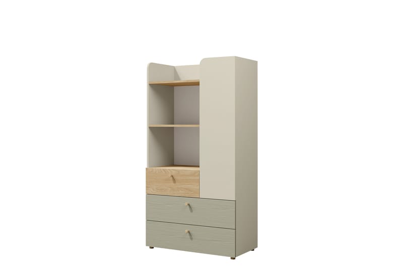 Buhan Høyskap - Beige / Brun - Oppbevaring - Skap - Oppbevaringsskap