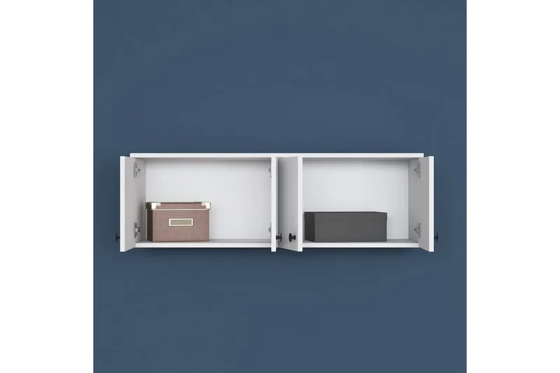 Calros Hörnskåp - Hvit - Oppbevaring - Skap - Hjørneskap