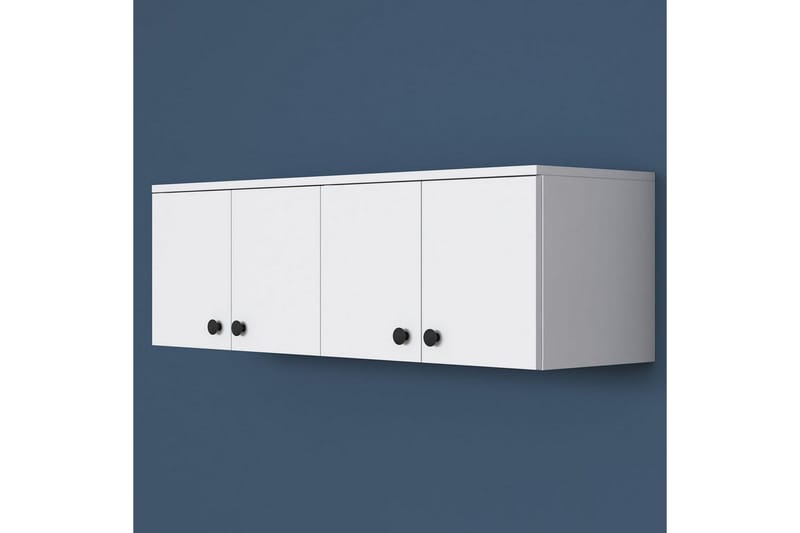 Calros Hörnskåp - Hvit - Oppbevaring - Skap - Hjørneskap