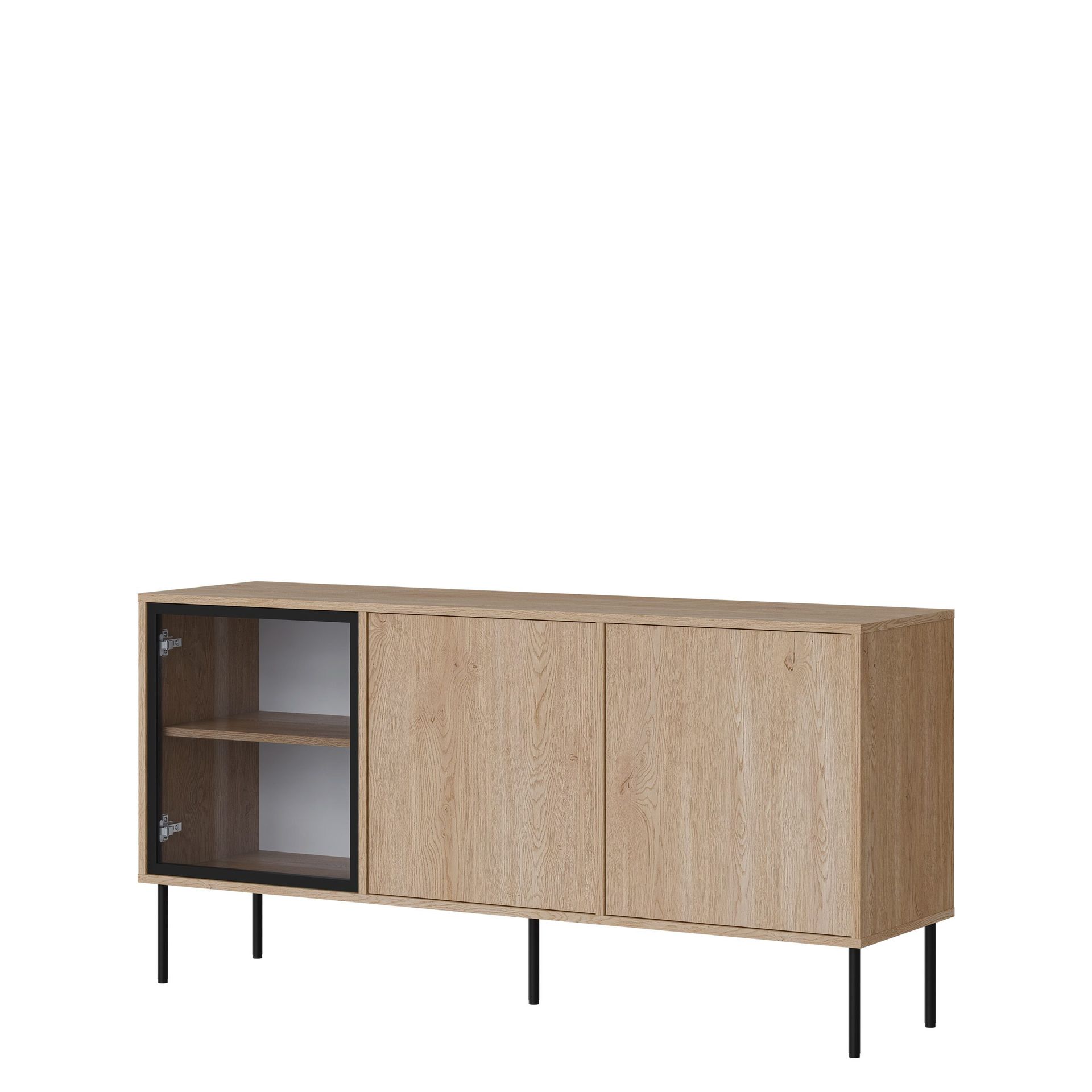 Claven skjenk 151 cm - brun