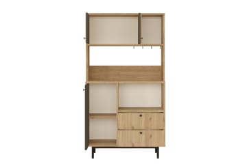 Donae Highboard - Eik/Antrasitt - Oppbevaring - Skap - Oppbevaringsskap