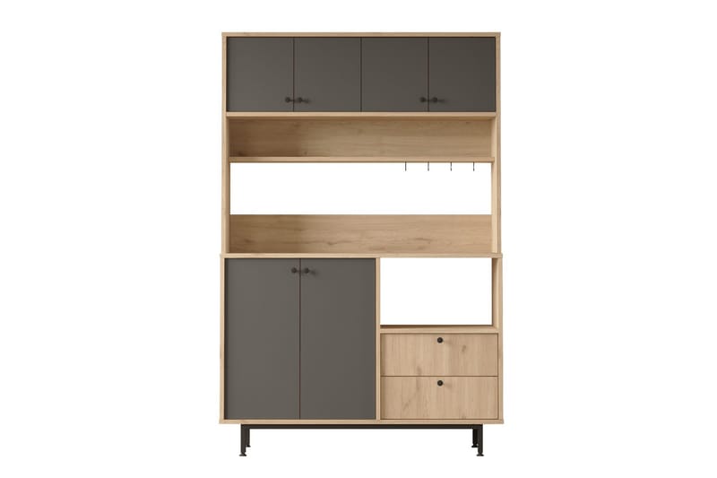 Eik/Antrasitt Donae Highboard