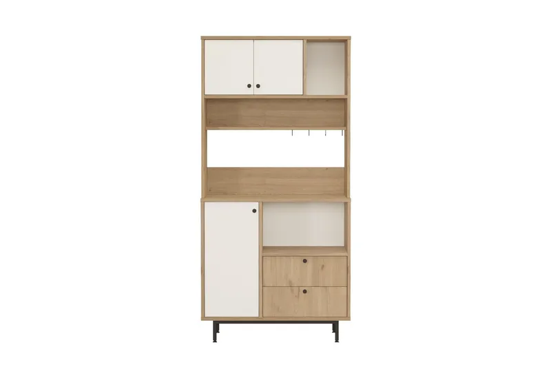 Eik/Hvit Donae Highboard