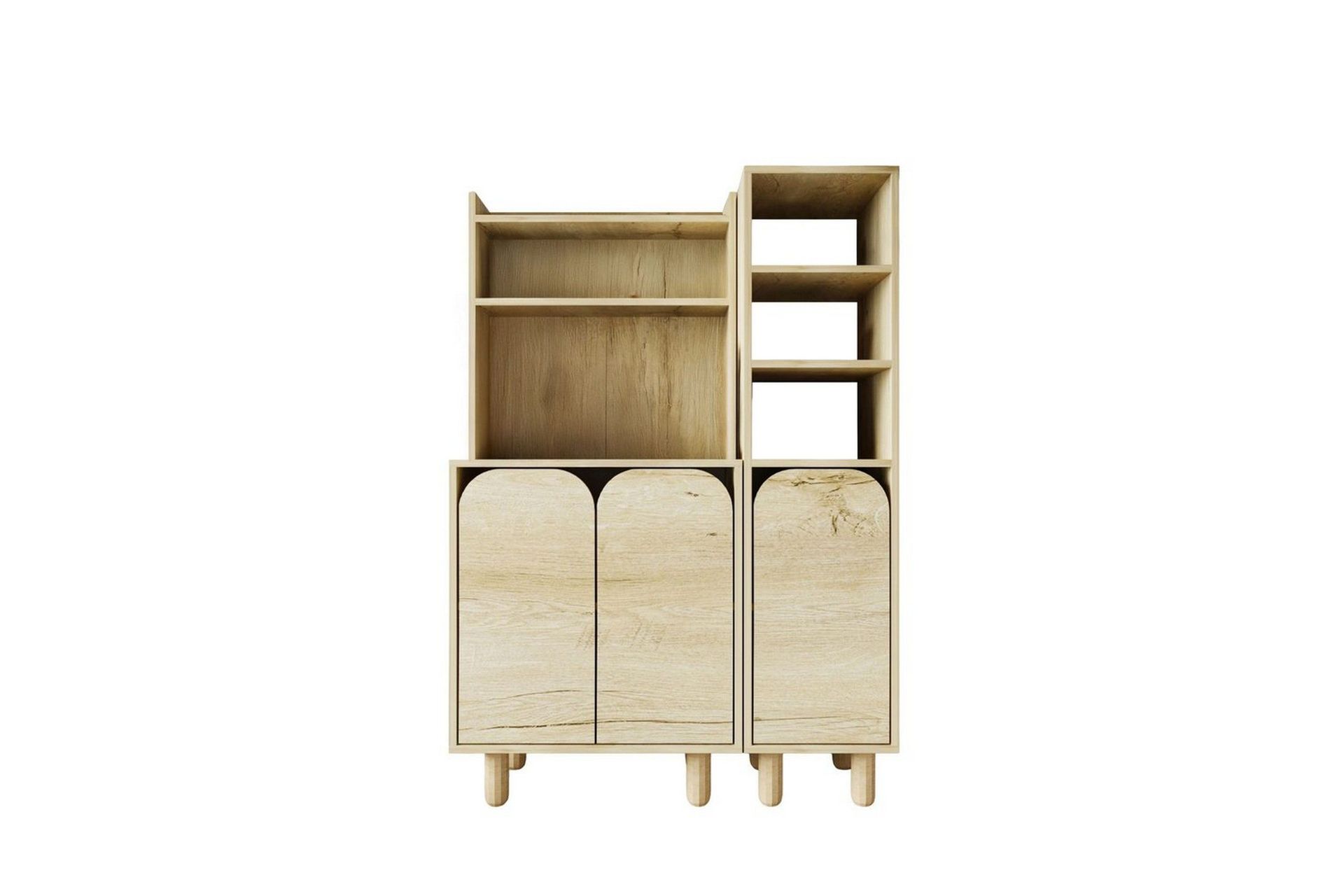 Estra Highboard - Brun