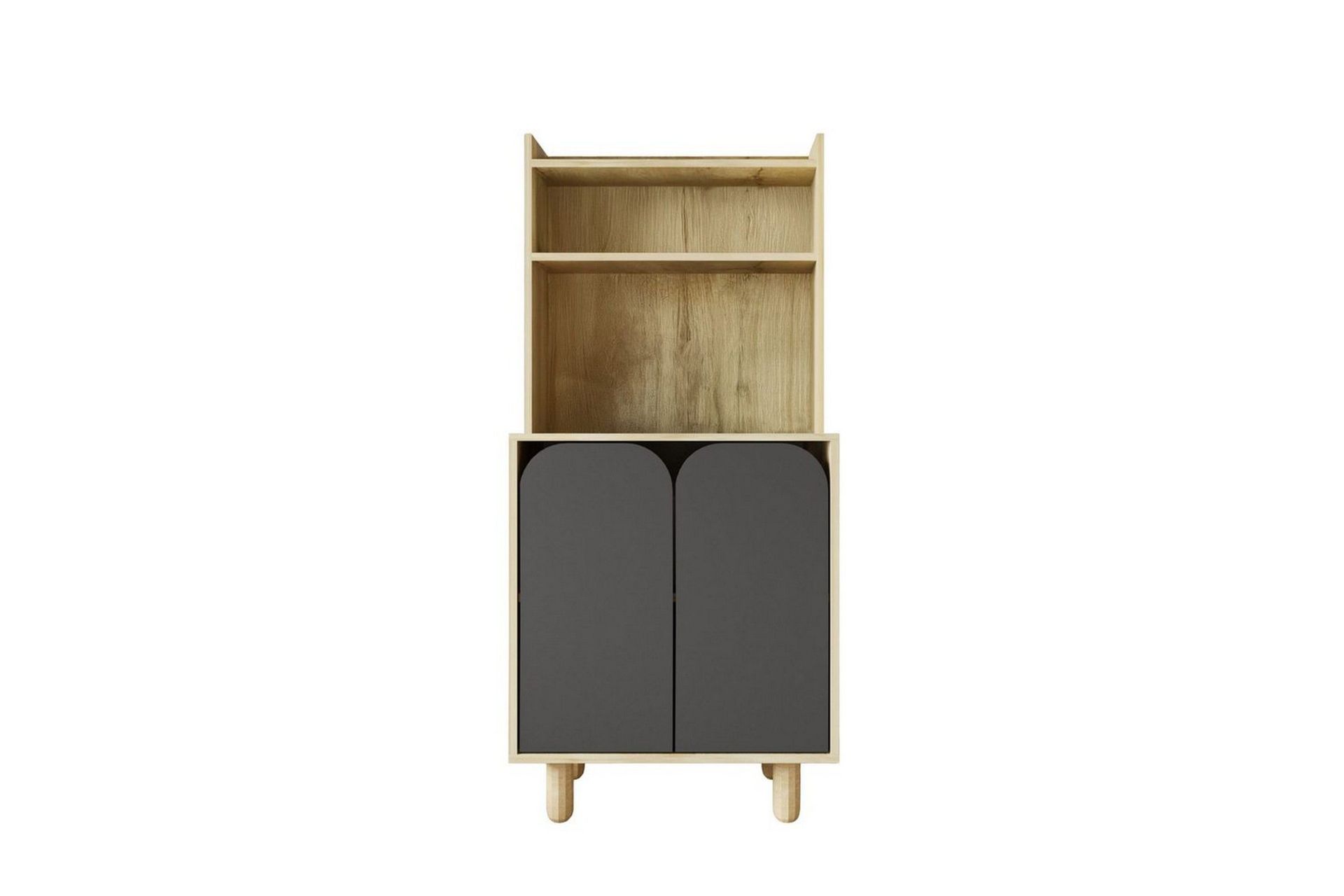 Estra Highboard - Brun/Antrasitt