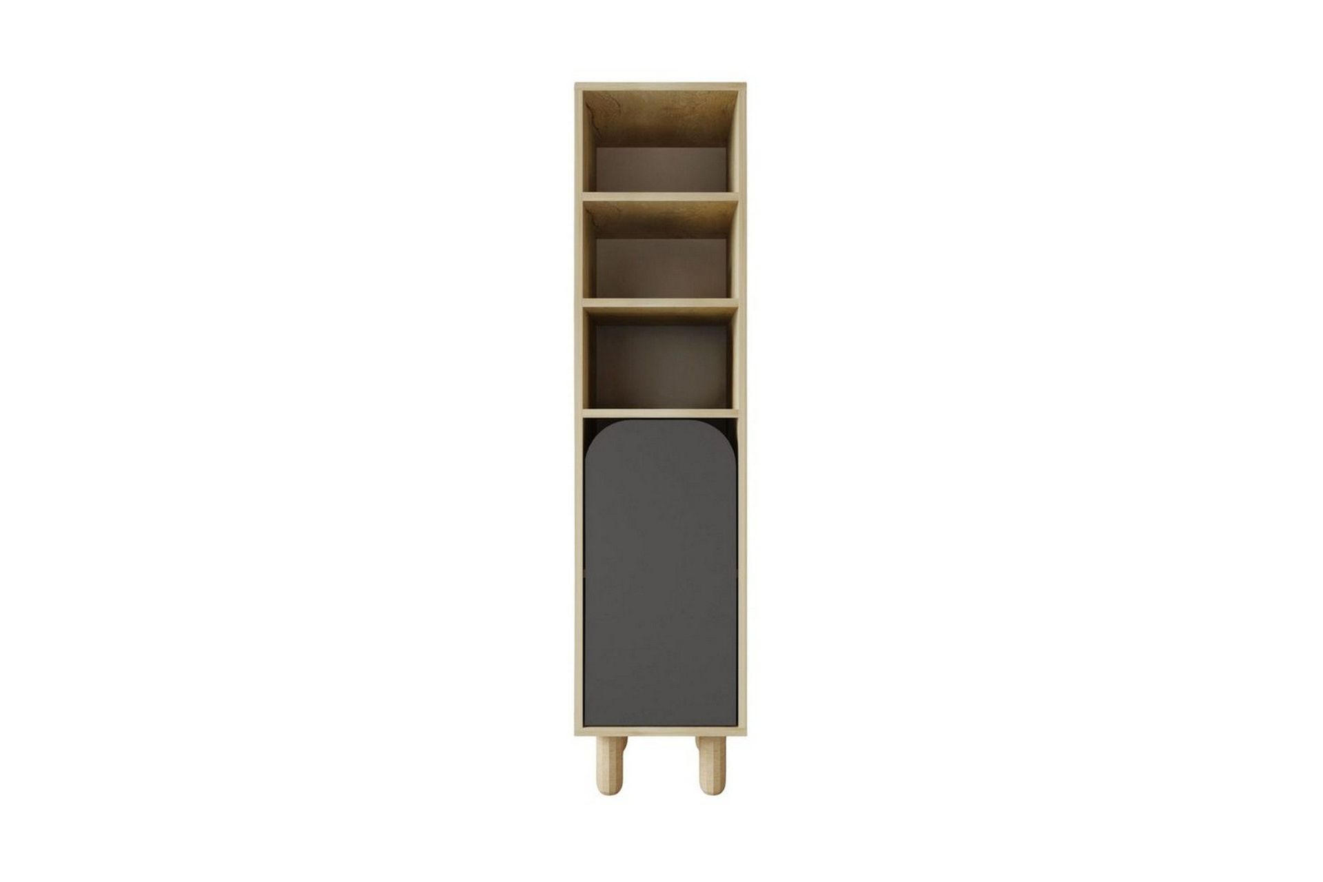 Estra Highboard - Brun/Antrasitt