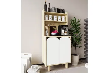 Estra Highboard - Brun/Hvit - Oppbevaring - Skap - Oppbevaringsskap
