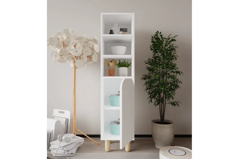 Estra Highboard - Hvit - Oppbevaring - Skap - Oppbevaringsskap