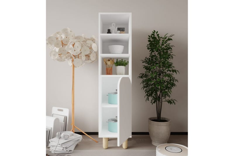 Estra Highboard - Hvit - Oppbevaring - Skap - Oppbevaringsskap
