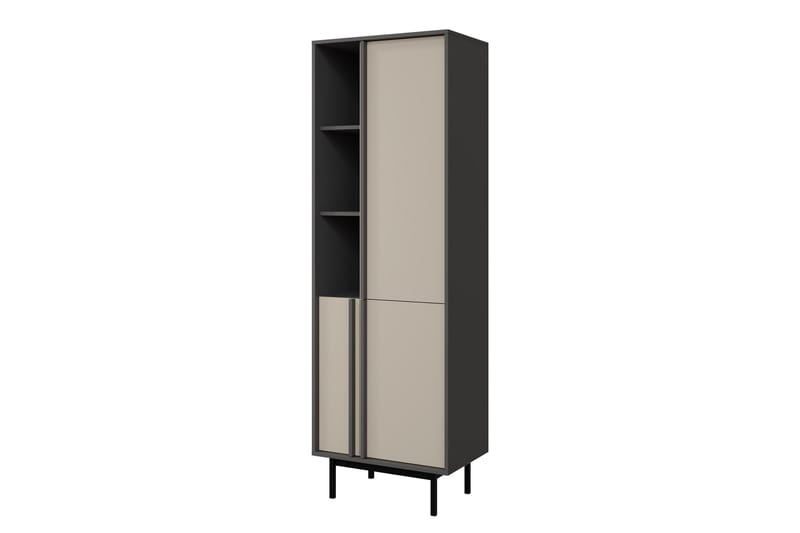 Farshian Highboard - Grå/Beige - Oppbevaring - Skap - Oppbevaringsskap
