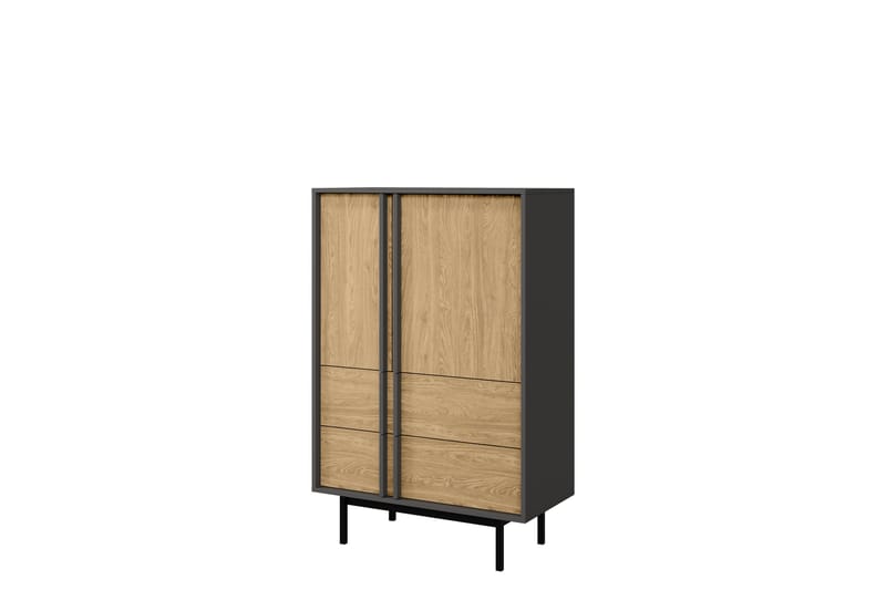 Farshian Highboard - Grå/Brun - Oppbevaring - Skap - Oppbevaringsskap