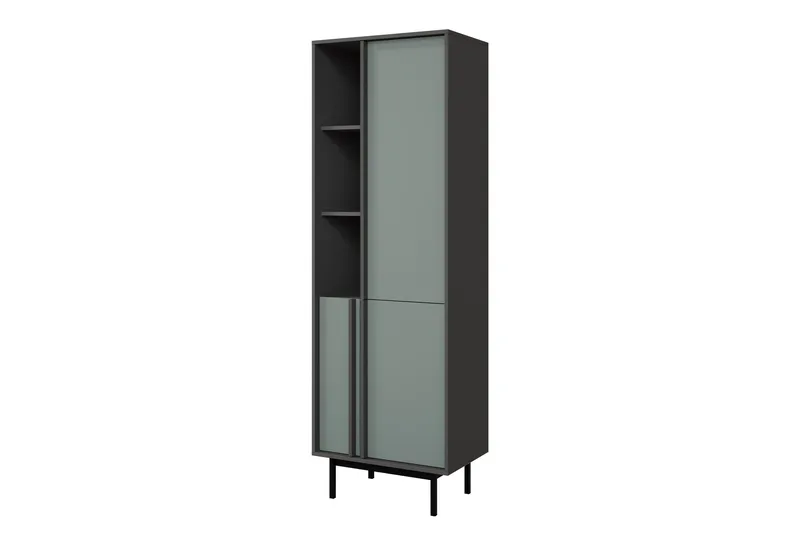 Farshian Highboard, Grå/Grønn