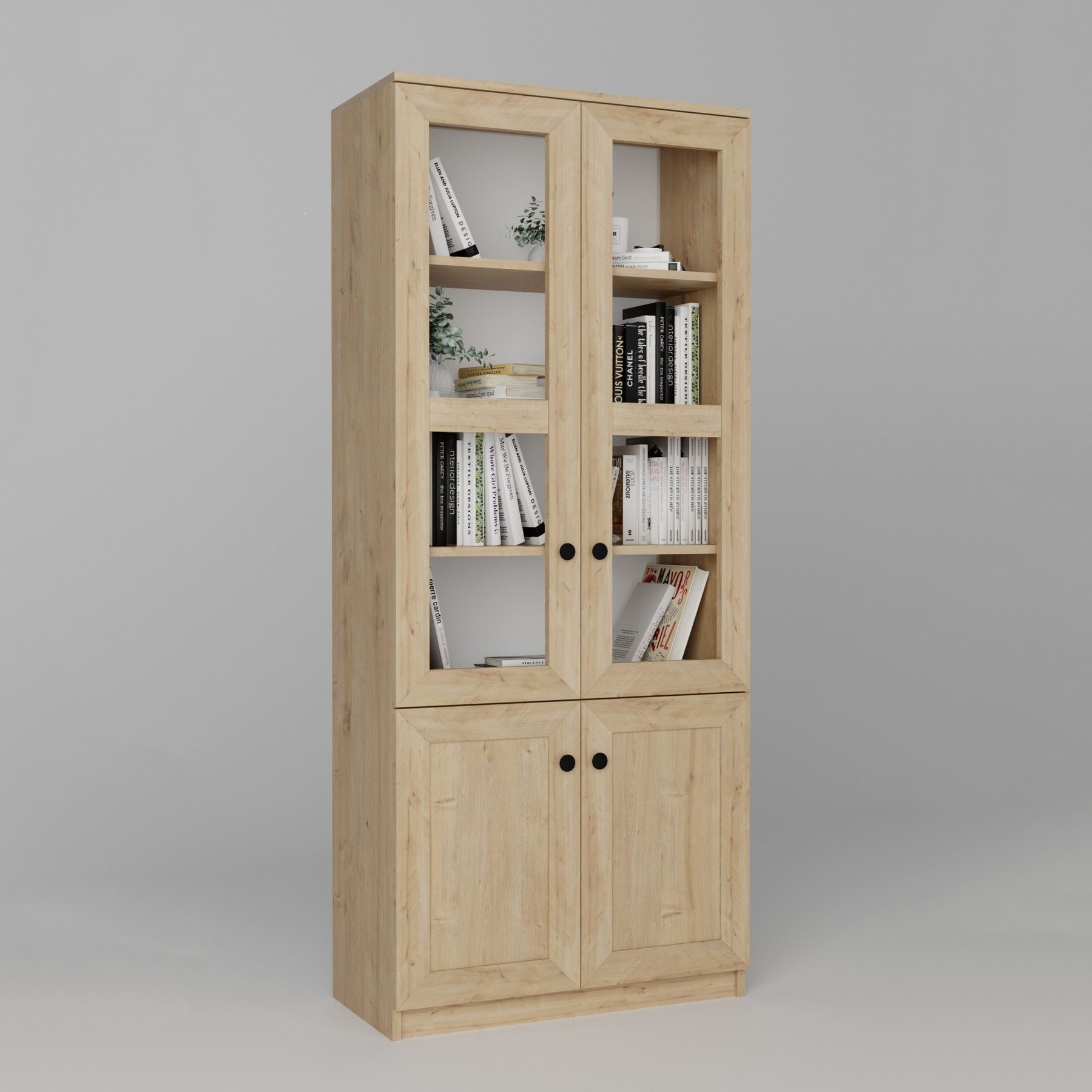 Flerbruks skap Hanah Home Lisa (80 x 190 x 37 cm) Sapphire Oak - Sapphire Oak