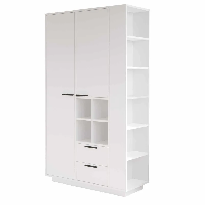 Flerbruksskap Skye Decor Dara (110 x 190 x 45 cm) Hvit, Hvit