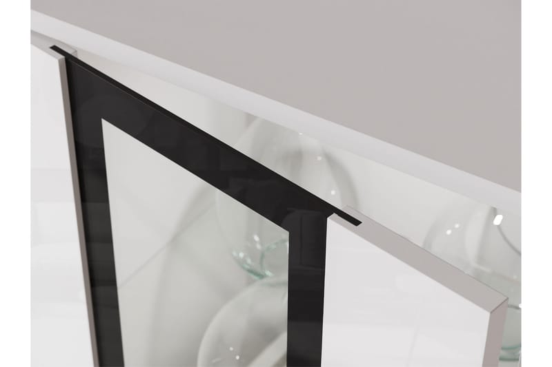 Gammelt Highboard - Brun/Hvit - Oppbevaring - Skap - Oppbevaringsskap