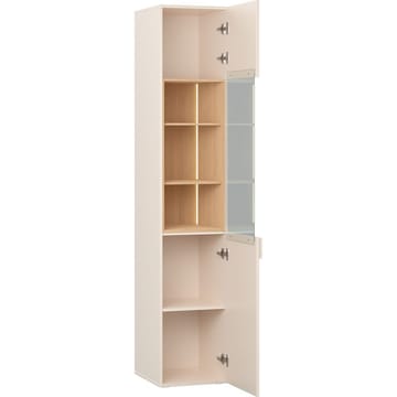 Glasskabinett 4 You Fresh Smal - Sandbeige - Oppbevaring - Skap - Vitrineskap