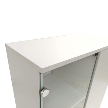 HØYSKAP Loft24 PELLE Hvit/Wotan-eik - Hvit og Wotan-eik - Oppbevaring - Skap - Oppbevaringsskap