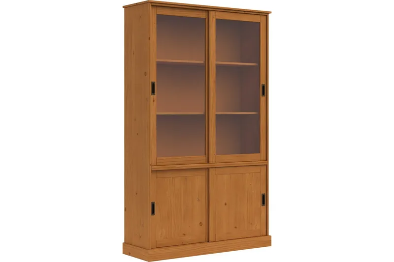 Harry Vitrineskap 115x190 cm, Natur