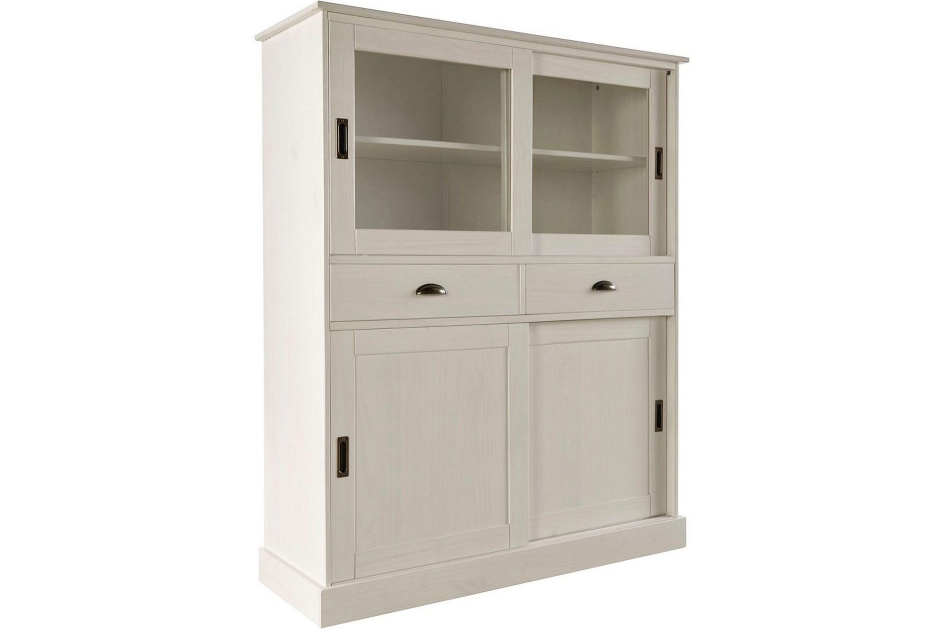 Highboard og skapkommode Loft24 Høyskap Harry hvit Vit -
