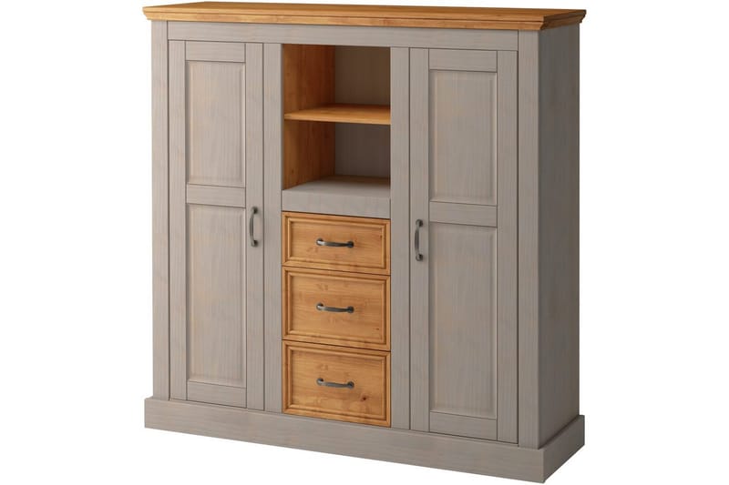 Highboard og skapkommode Loft24 Høyskap Selma grå Grå, undefined