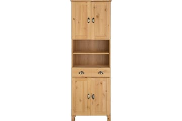Highboard og skapkommode Loft24 Oppbevaringsskap Toscana Mellomfarget tre - Oppbevaring - Skap - Oppbevaringsskap