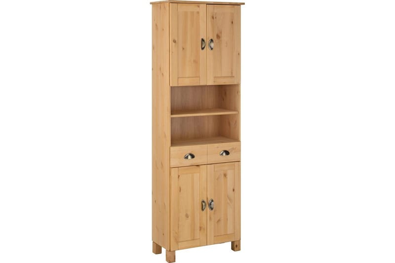 Highboard og skapkommode Loft24 Oppbevaringsskap Toscana Mellomfarget tre, undefined