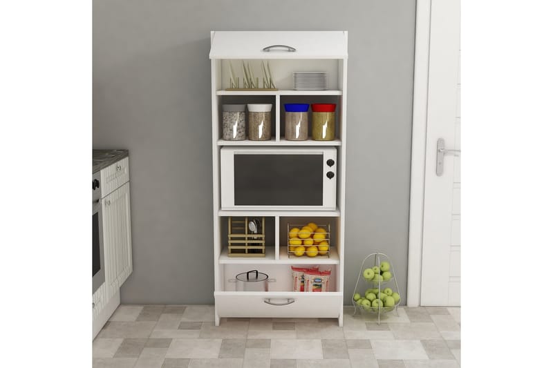 Honor Highboard - Hvit - Oppbevaring - Skap - Oppbevaringsskap