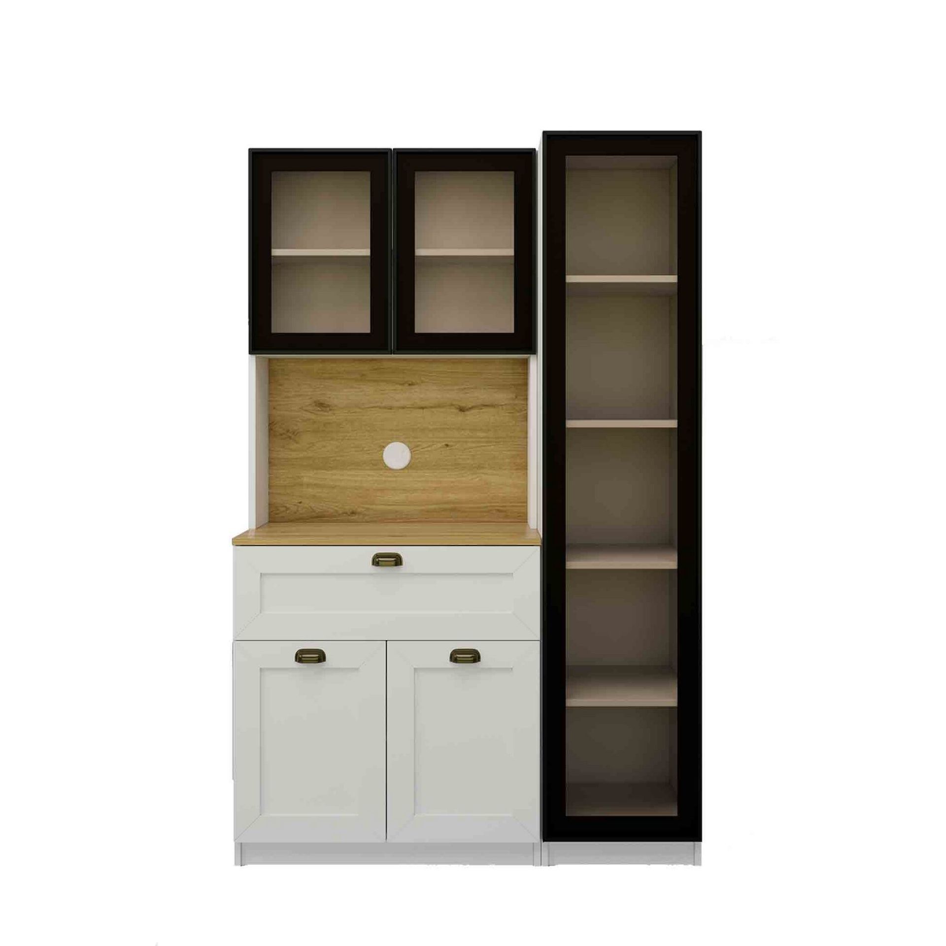 Kaffestasjon Hanah Home Nero (120 x 191,8 x 44 cm) Hvit - Hvit
