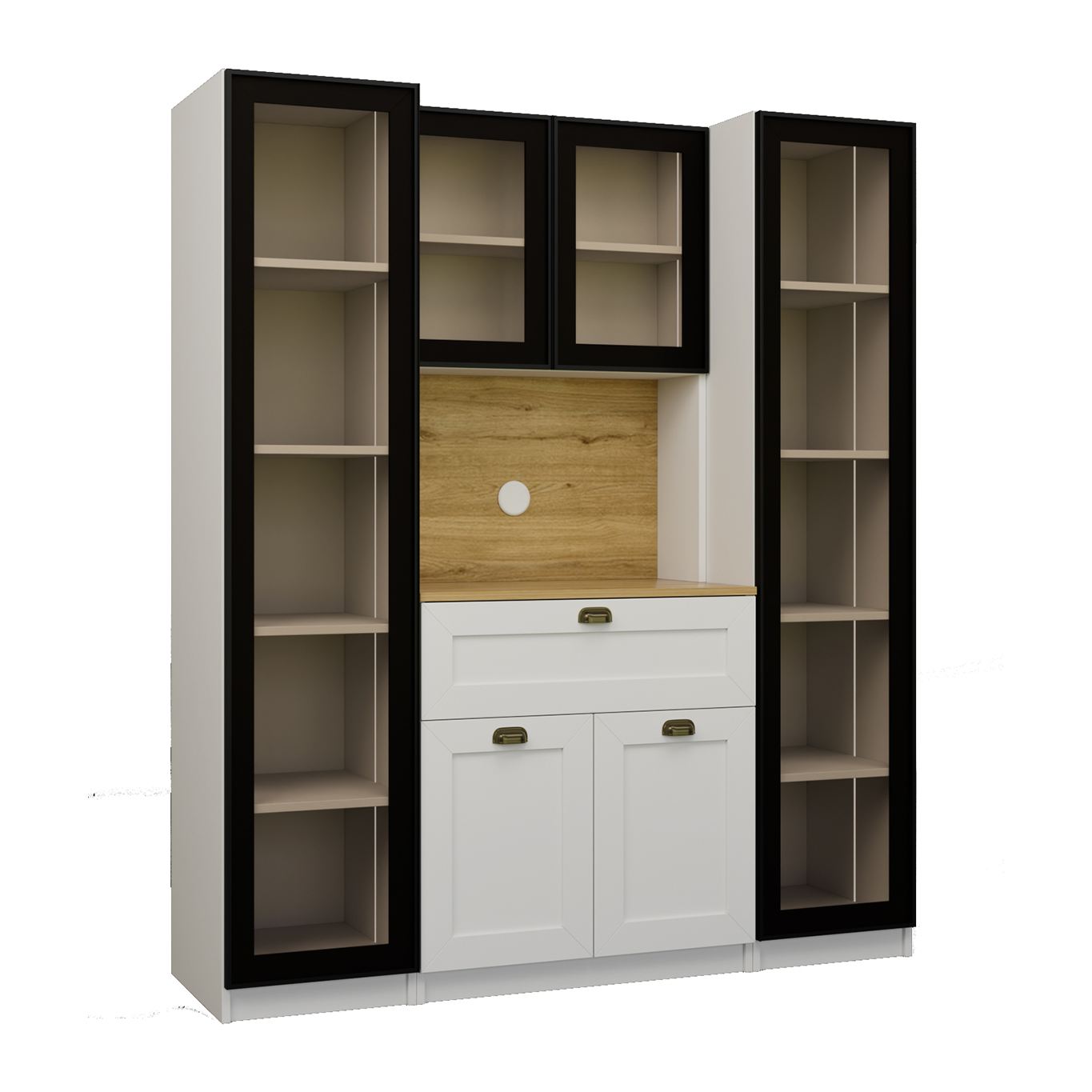 Kaffestasjon Hanah Home Nero Duo 1600-223 (160 x 190 x 44 cm) Hvit - Hvit