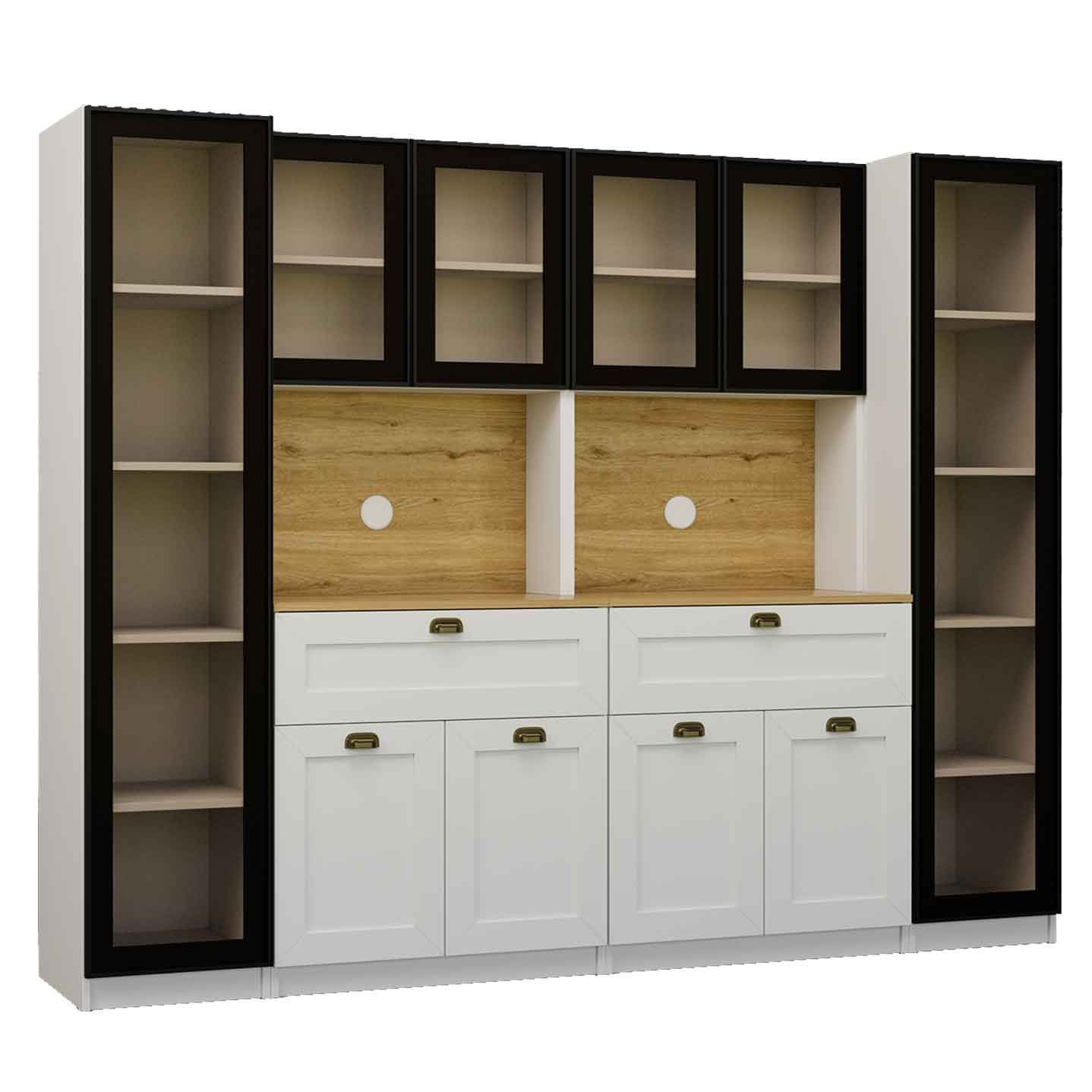 Kaffestasjon Hanah Home Nero Quad 1600-224 (240 x 190 x 44 cm) Hvit - Hvit