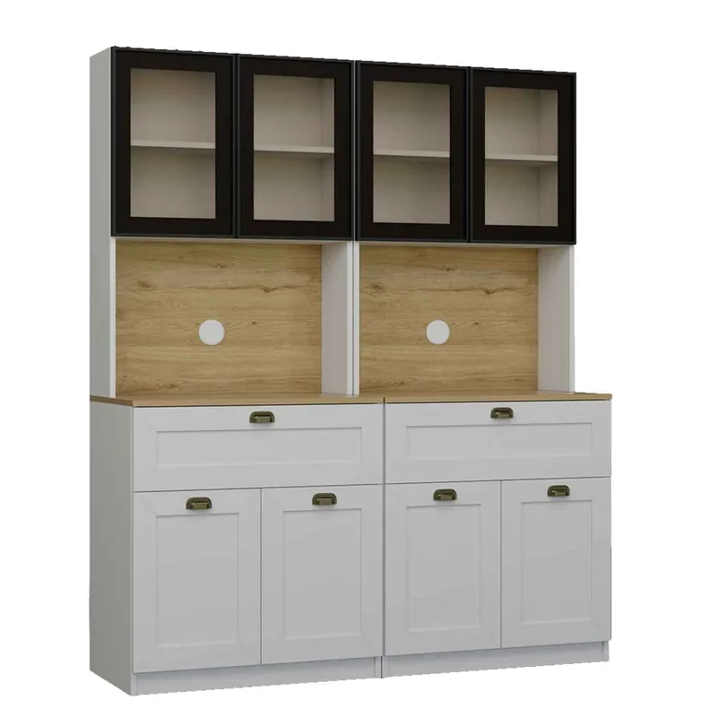 Kaffestasjon Hanah Home Nero Twin 1600-226 (160 x 190 x 44 cm) Hvit, Hvit