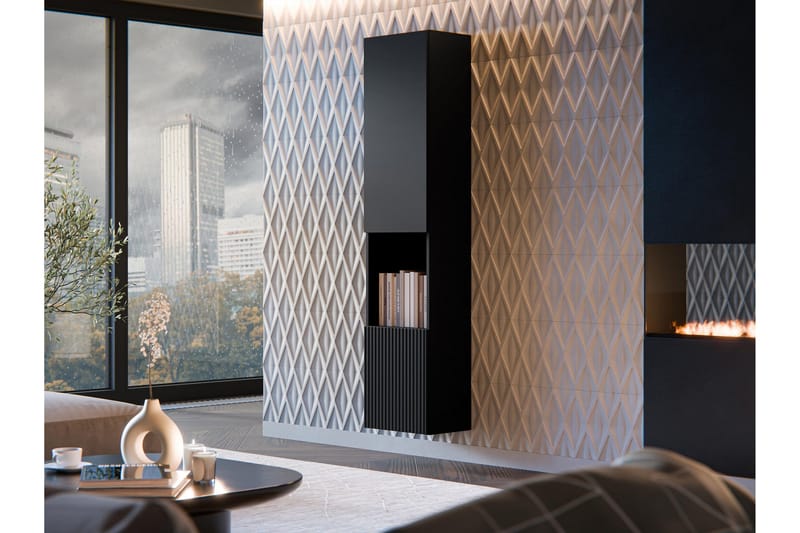 Kangana Highboard - Svart - Oppbevaring - Skap - Oppbevaringsskap