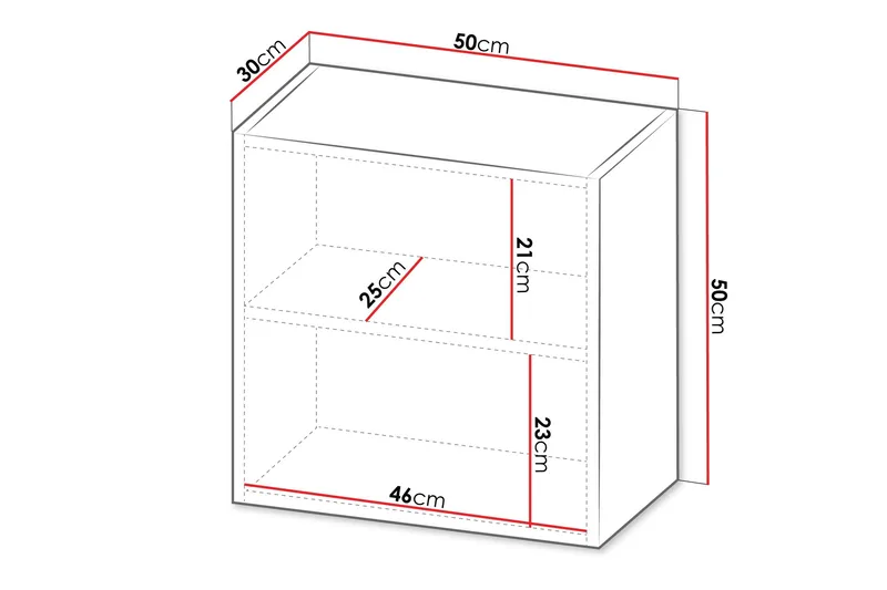 Kangana Highboard - Svart - Oppbevaring - Skap - Oppbevaringsskap