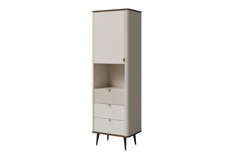 Kjøkken Highboard, Beige/Brun