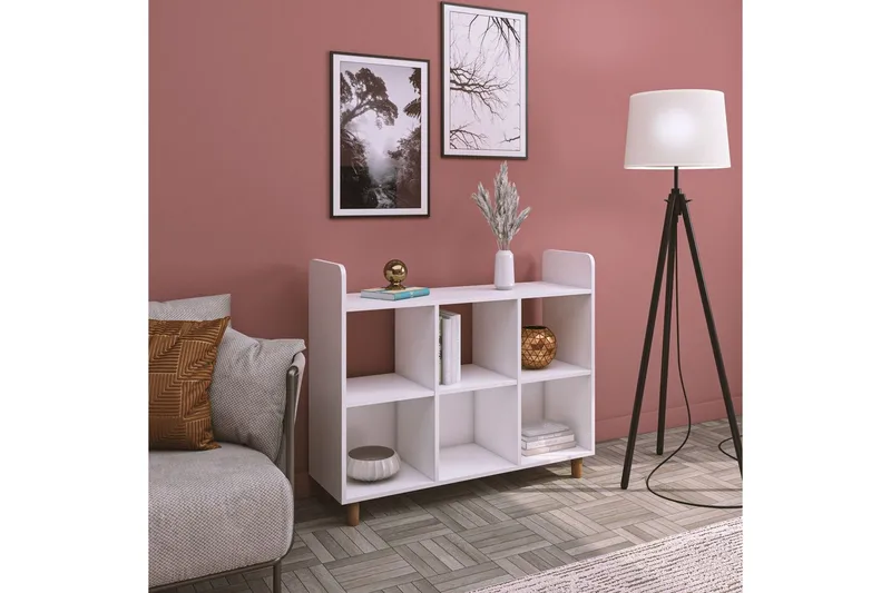 Konsoll Sakarya 2 Hvit - Hvit - Oppbevaring - Skap - Oppbevaringsskap