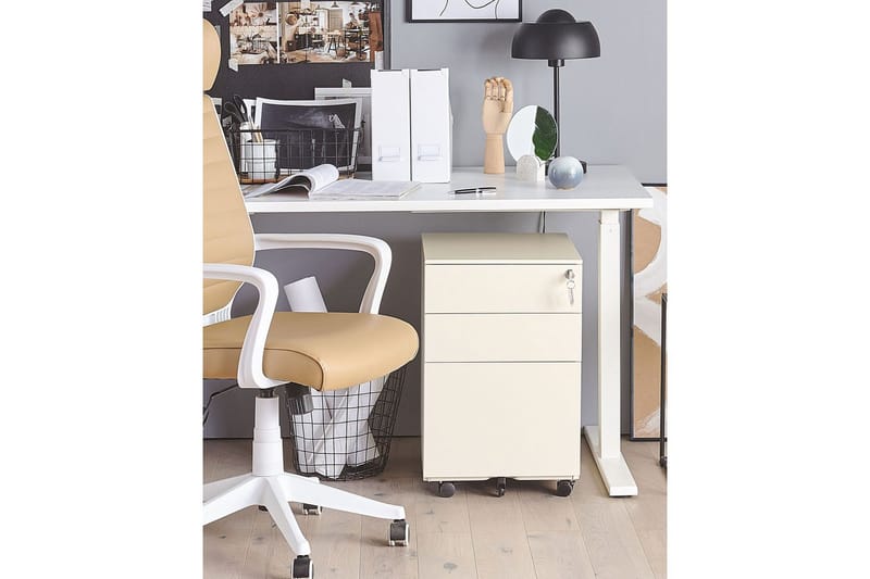 Kontorsskap Cami Beige - Beige - Oppbevaring - Skap - Oppbevaringsskap