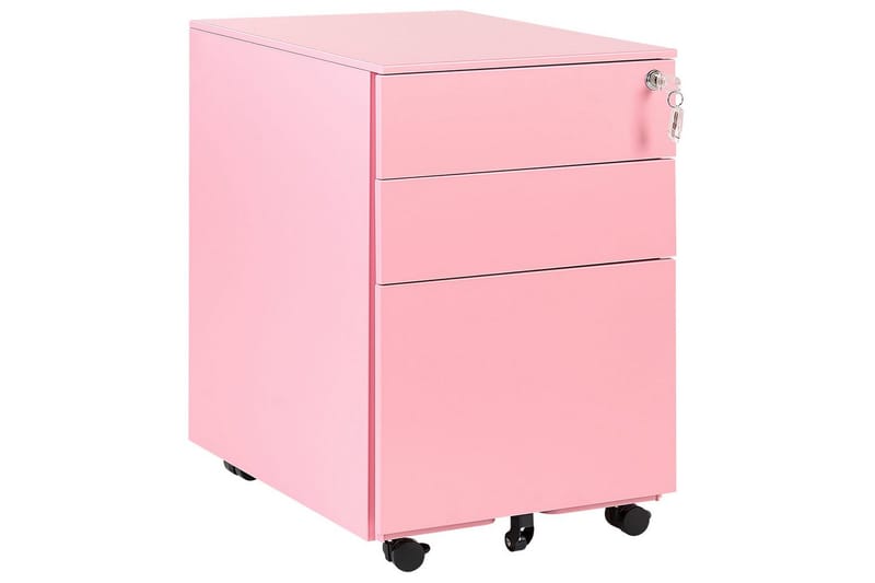 Kontorsskap Cami Rosa - Rosa - Oppbevaring - Skap - Oppbevaringsskap