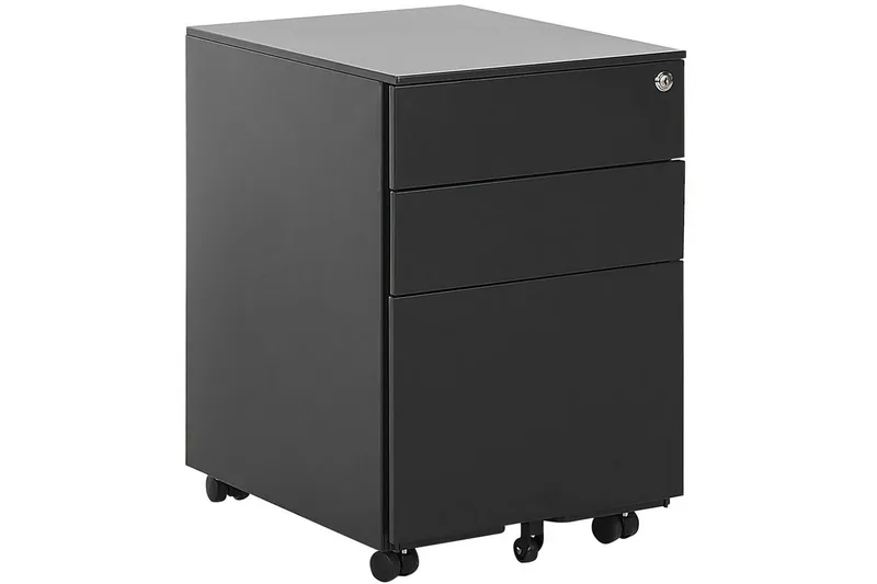 Kontorsskap Cami Svart, Svart