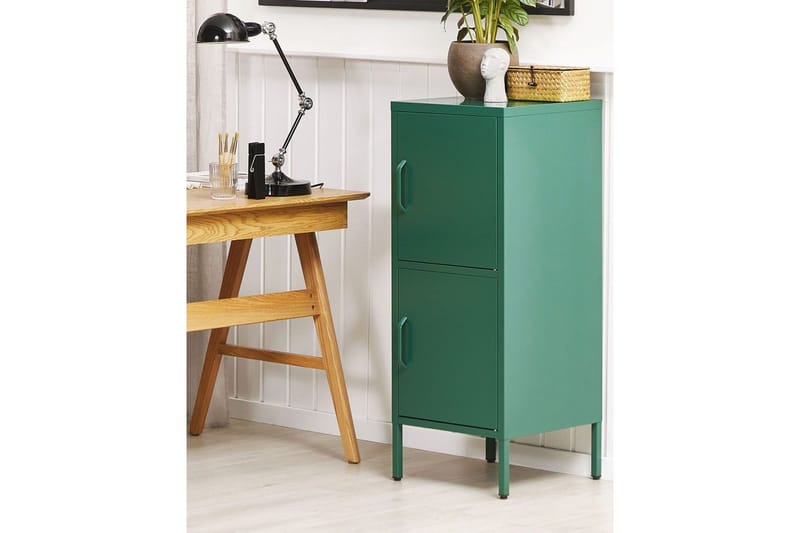 Kontorsskap Huron Grønn - Grønn - Oppbevaring - Skap - Oppbevaringsskap